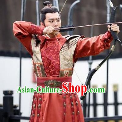 Chinese Ancient Tang Dynasty Prince Li Yuanji Replica Costume for Men