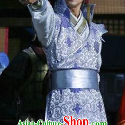Chinese Ancient Tang Dynasty Founding Crown Prince Li Jiancheng Embroidered Replica Costume for Men