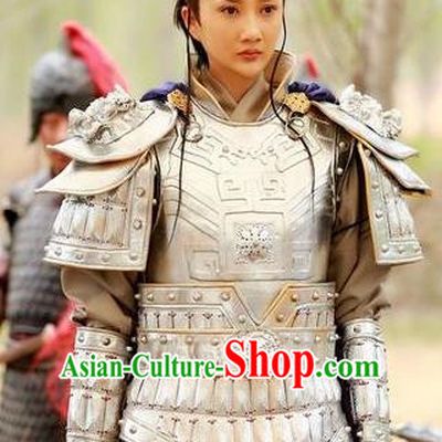 Chinese Ancient Tang Dynasty General Xue Kui Replica Costume Helmet and Armour for Men
