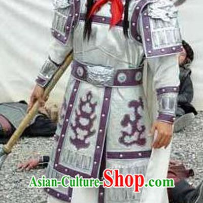 Chinese Ancient Tang Dynasty General Marshal Luo Tong Replica Costume for Men
