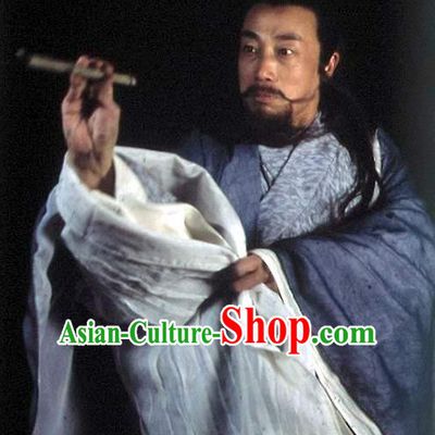 Chinese Ancient Tang Dynasty Famous Poet Poetic Genius Li Bai Replica Costume for Men