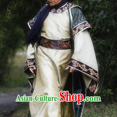 Chinese Ancient Sui Dynasty Emperor Yang Guang Replica Costume for Men