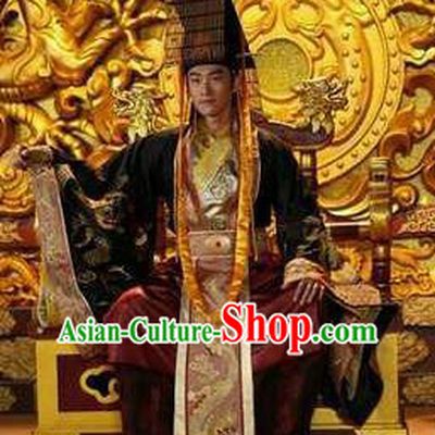 Chinese Ancient Tang Dynasty Emperor Li Longji Replica Costume for Men