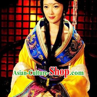 Chinese Ancient Tang Dynasty Imperial Consort Mei Hanfu Dress Replica Costume for Women