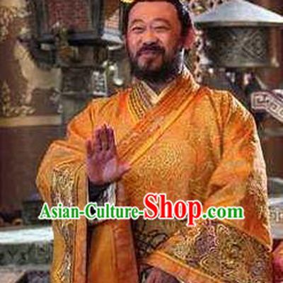 Chinese Ancient Tang Dynasty General Cheng Yaojin Replica Costume for Men