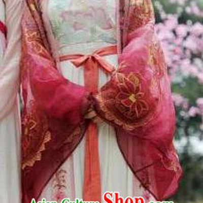 Traditional Chinese Ancient Tang Dynasty Imperial Consort Embroidered Dress Replica Costume for Women