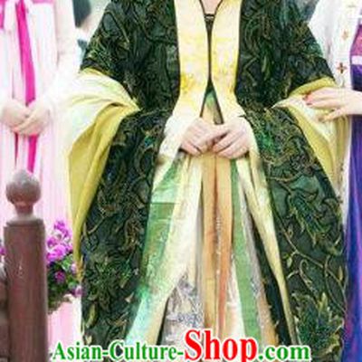 Traditional Chinese Ancient Tang Dynasty Empress Dowager Chao Embroidered Dress Replica Costume for Women
