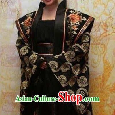 Traditional Chinese Ancient Tang Dynasty Queen Mother Embroidered Dress Replica Costume for Women