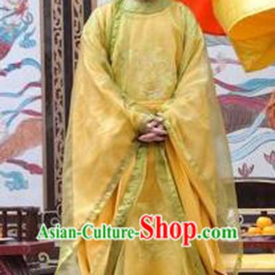 Chinese Ancient Tang Dynasty Emperor Yizong Li Cui Imperial Robe Replica Costume for Men