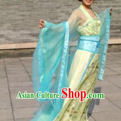 Chinese Ancient Tang Dynasty Imperial Consort Xu Hanfu Dress Embroidered Replica Costume for Women