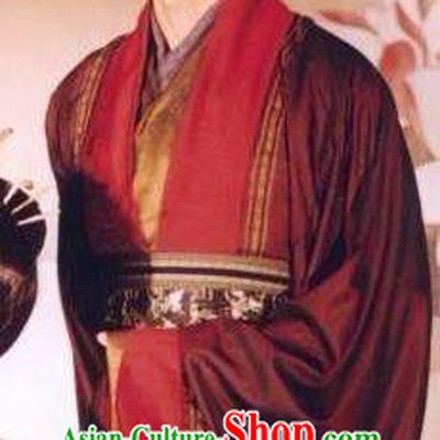Chinese Ancient Tang Dynasty Minister Nobility Childe Xue Shao Replica Costume for Men