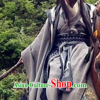 Chinese Ancient Tang Dynasty Swordsman General Xu Maogong Replica Costume for Men