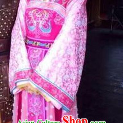 Traditional Chinese Ancient Tang Dynasty Palace Lady Shangguan WanEr Embroidered Dress Replica Costume for Women