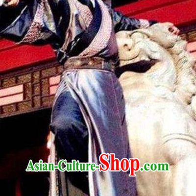 Chinese Ancient Tang Dynasty Swordsman General Pei Chongguang Replica Costume for Men