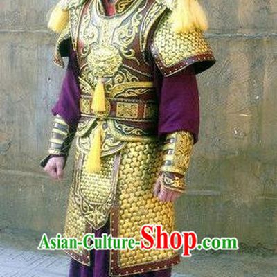 Chinese Ancient Tang Dynasty Swordsman General Xue Huaiyi Replica Costume for Men