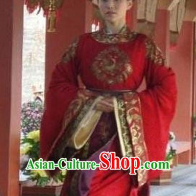 Traditional Chinese Ancient Tang Dynasty Female Officials Shangguan Waner Embroidered Replica Costume for Women
