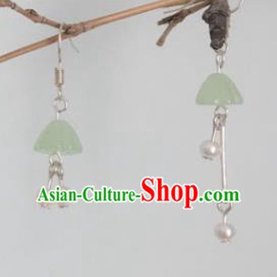 Traditional Chinese Ancient Jewelry Accessories Pearls Tassel Earrings for Women