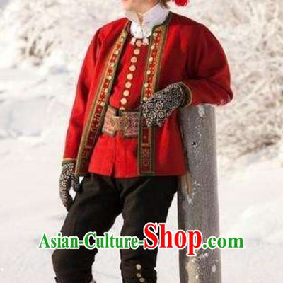 Norway National Costume and Hat Complete Set for Men