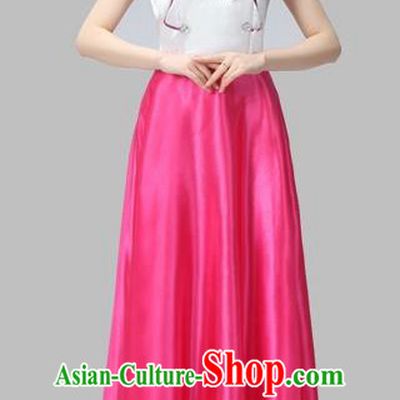 Traditional Chinese Modern Dance Compere Costume, Chorus Singing Group Dance Uniforms, Modern Dance Dress for Women