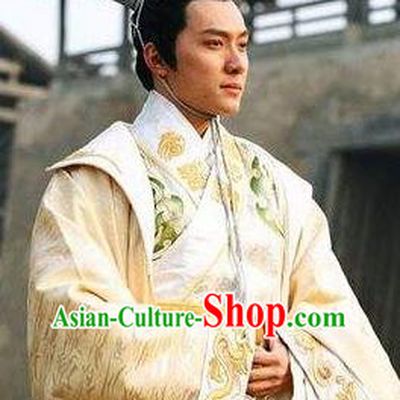 Traditional Chinese Ancient Prince Costume Tang Dynasty Emperor Li Hong Replica Costume for Men