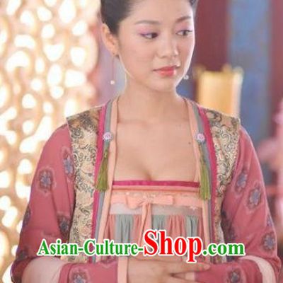 Traditional Chinese Ancient Court Maid Costume, Tang Dynasty Palace Lady Replica Costume for Women