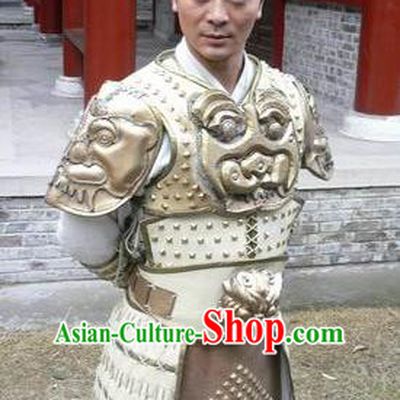 Traditional Chinese Ancient Tang Dynasty General Xue Rengui Replica Costume for Men