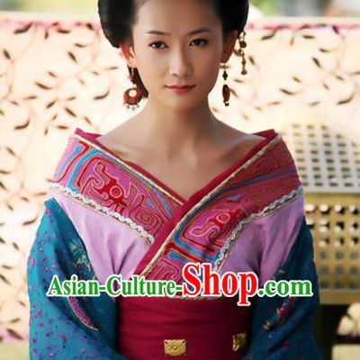 Traditional Chinese Ancient Han Dynasty Empress Dou Hanfu Dress Queen Replica Costume for Women