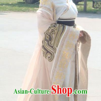 Traditional Chinese Han Dynasty Queen Mother Bu Hanfu Dress Ancient Empress Dowager Replica Costume for Women