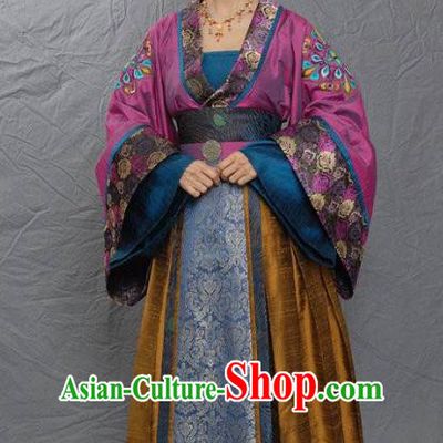 Chinese Tang Dynasty Las Meninas Hanfu Dress Ancient Court Maid Replica Costume for Women