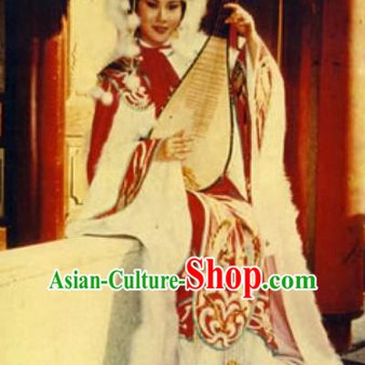 Chinese Ancient Han Dynasty Beauty Wang Zhaojun Hanfu Dress Replica Costume for Women