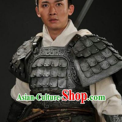 Chinese Ancient Three Kingdoms Period Shu Kingdom General Zhao Yun Replica Costume for Men