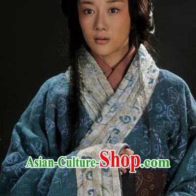 Chinese Ancient Three Kingdoms Period Palace Lady Hanfu Dress Replica Costume for Women