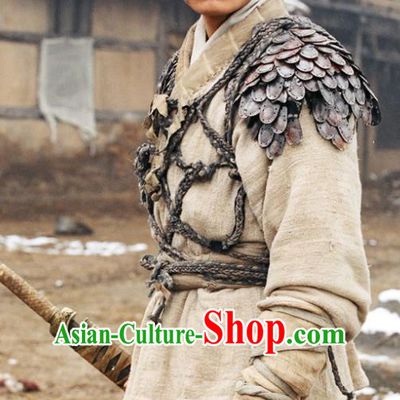 Chinese Ancient Warring States Time Assassin Swordsman Jing Ke Replica Costume for Men