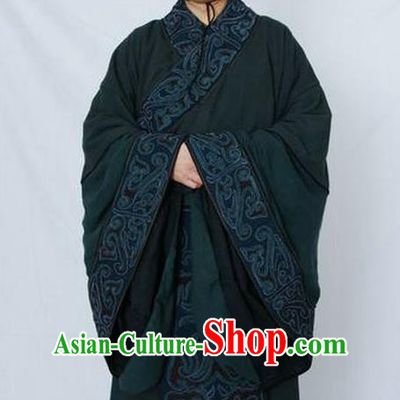 Chinese Ancient Qin Dynasty Prime Minister Traitor Minister Zhao Gao Replica Costume for Men