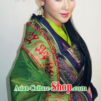 Chinese Ancient Imperial Empress Costumes Han Dynasty Queen Lv Zhi Hanfu Dress Replica Costume for Women