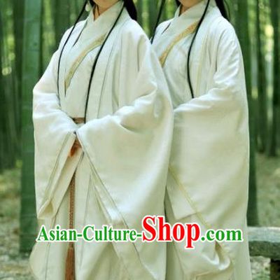 Ancient Chinese Three Kingdoms Period Beauty Xiao Qiao Hanfu Dress Replica Costume for Women