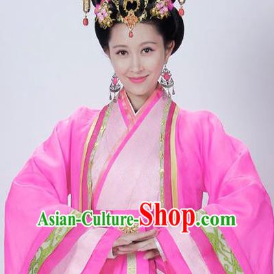 Traditional Chinese Ancient Qin Kingdom Consort Zheng Xiu Embroidered Replica Costume for Women