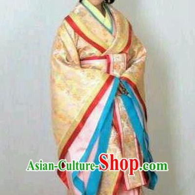 Traditional Chinese Ancient Qin Kingdom Imperial Consort Jing Embroidered Replica Costume for Women