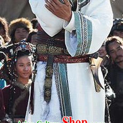 Traditional Chinese Ancient King of Yiqu State Replica Costume for Men