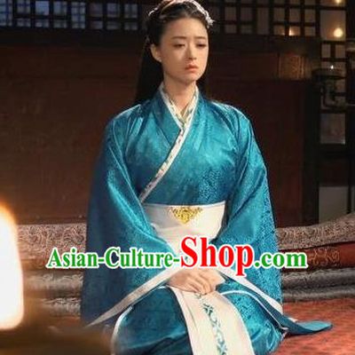 Traditional Chinese Ancient Chu Kingdom Concubine Ju Hanfu Dress Embroidered Replica Costume for Women