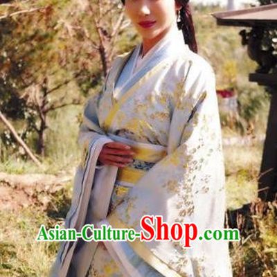 Traditional Chinese Ancient Wei Kingdom Princess Hanfu Dress Embroidered Replica Costume for Women