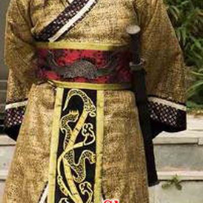 Traditional Chinese Ancient Warring States Period Qin State King Ying Dang Replica Costume for Men