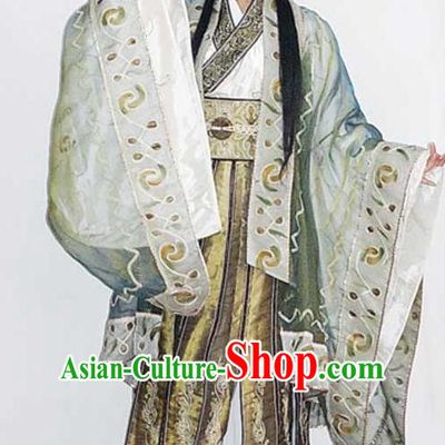 Chinese Ancient Han Dynasty Empress Lv Zhi Replica Costume Queen Hanfu Dress for Women