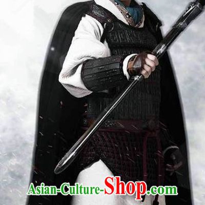 Ancient Chinese Warring States Period Chu Kingdom General Xiang Shaoyu Replica Costume for Men