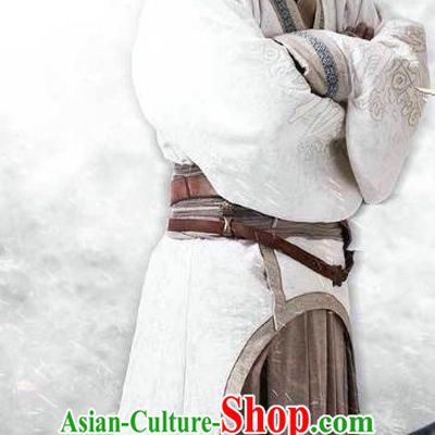 Ancient Chinese Warring States Period Swordsman Chu Kingdom General Xiang Shaoyu Replica Costume for Men