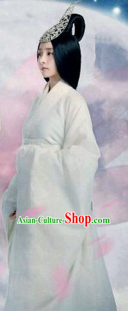 Traditional Chinese Ancient Costume Qin Dynasties Hanfu Clothing