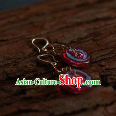 Traditional Chinese Ancient Handmade Hanfu Earrings Eardrop for Women