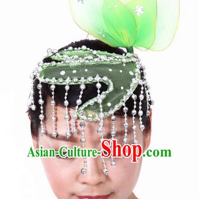Chinese Traditional Classical Dance Hair Accessories Folk Dance Yangko Headwear for Women
