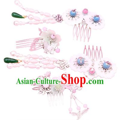 Chinese Ancient Hair Accessories Hanfu Hair Comb Traditional Hairpins Headwear for Women