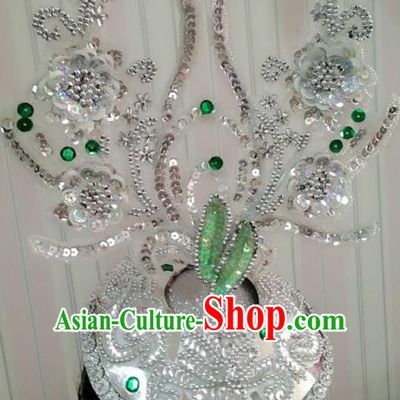 Chinese Mongolian Nationality Dance Hair Accessories Traditional Folk Dance Yanko Dance Headwear for Women